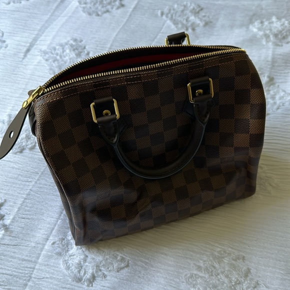 LIKE NEW LOUIS VUITTON SPEEDY 25 DAMIER EBENE - Picture 13 of 15